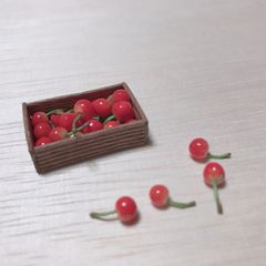 【再販】ミニチュア　さくらんぼ🍒🍒🍒