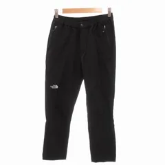 ザノースフェイス THE NORTH FACE アルパインライトパンツ イージー テーパード ジップフライ ロゴ プリント L 黒 ブラック NBW32027 /HO● 0128 ■GY01