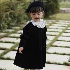 子供 ワンピース 春秋 冬 黒 ワンピース キッズ フォーマル 女の子 裏起毛なし 裏起毛あり 子供服 入園式 結婚式 入学式 卒業式 発表会 卒園式 通学 七五三 冠婚葬祭 お出かけ 小学校 幼稚園 喪服 法事cmxiaokb143