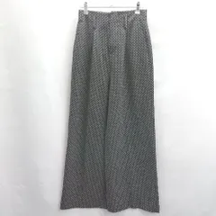 ◇ ⊂ apart by lowrys アパートバイ ローリーズ ピンドット 水玉 スラックス パンツ サイズM ブラック レディース E  【1412260018357】