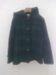 piña_アウター日本製★スノースケープス フード付 アラン織りジャケット