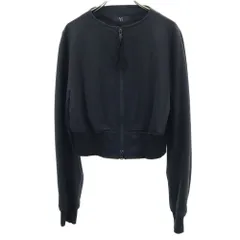 ワイズ 日本製 ノーカラー ブルゾン ブラック Y's ジャケット ジャージ メンズ