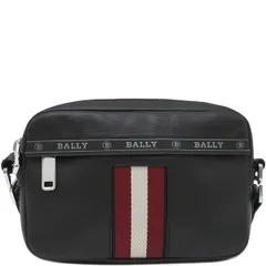 バリー BALLY ショルダーバッグ HAL クロスボディバッグ レザー ブラック シルバー金具 黒 ボディバッグ 【中古】のサムネイル