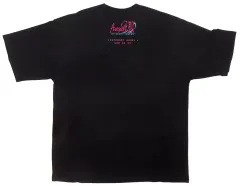 【中古】Tシャツ 超絶最かわてんしちゃん NEEDY GIRL OVERDOSE グラフィックTシャツ(チェーンソー) ブラック XLサイズ 「NEEDY GIRL OVERDOSE」