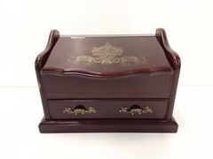 オルゴール付　木製　ジュエリーボックス【中古品】