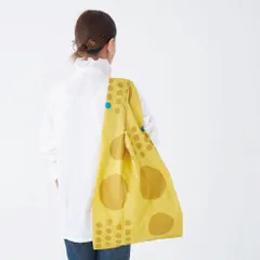 ☆ maru.yellow ☆ 392plus m テープ収納エコバッグ BIG エコバッグ 折りたたみ コンパクト エコバック 392 plus m ビッグ 大容量 ショッピングバッグ お買い物バッグ お買い物バック おりたたみ 折り畳み サブバッグのサムネイル