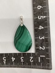 　【E26084】マラカイト＊孔雀石＊ペンダント＊Malachite＊Pendant＊天然石＊パワーストーン＊