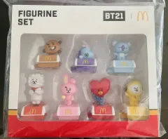 未開封 ） BTS(防弾少年団・バンタン) BTS BT21 マクドナルド マック フィギュアセット CHIMMY COOKY TATA SHOOKY