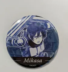 進撃の巨人 缶バッジ 24 MANGEKYO ミカサ・アッカーマン グッズ