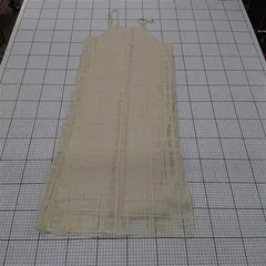 ◇ ⊂ Bab バブ シアー Vネック キャミソール 膝下丈 ワンピース サイズM アイボリー系 レディース E  【1509100067634】