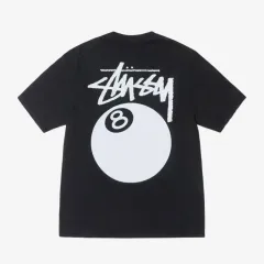 100 %本物 当日配送の原則 スウッシュ ビリヤードボール 半袖Tシャツ 黒