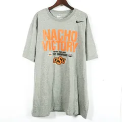 ナイキ 半袖Ｔシャツ トップス スタンダードフィット アメリカ古着 ヴィンテージ 大きいサイズ メンズ XXLサイズ グレー系 NIKE 【中古】