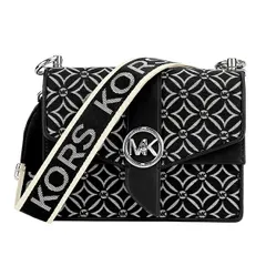 新品 マイケルコース MICHAEL KORS ショルダーバッグ ジャカード クロスボディ スモール