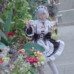 ワンピース レディース 大きいサイズ コスプレ レム メイド服MT09