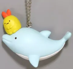【中古】キーホルダー イルカとえびふらいのしっぽ 「すみっコぐらし×神戸須磨シーワールド すみっコぐらしと神戸須磨シーワールドのいきものたち マスコットボールチェーン」