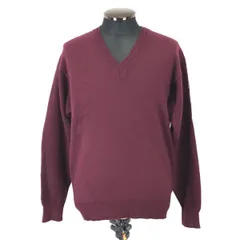 ダンヒル/Dunhill sport★カシミヤ100％/Vネックセーター【3/メンズL/ワインレッド】ゴルフウェア/Sweater/日本 正規代理店タグ◆cBH383のサムネイル