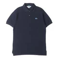 ラコステ × SHIPS 別注 ポロシャツ 鹿の子 グレー ロゴ同色 日本製 5 s□日本製□ラコステ/LACOSTE 銀ワニ刺繍 鹿の子地 ポロシャツ