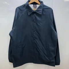 90's vintage ATHLETIC WORKS 90年代 コーチジャケット ブルゾン オーバーサイズ ビッグサイズ USA製 LTサイズ ネイビー