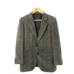 美品　バーバリー　BURBERRYS ツイード テーラードジャケット 180 BURBERRY - バーバリーズ 90s オールド リネンブレンド ウール