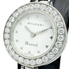 【BVLGARI/ブルガリ】B-ZERO1 BZ22S 腕時計 ステンレススチール クオーツ ホワイト文字盤/シルバーベルト レディース 【中古】【真子質店】【GD】