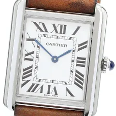 カルティエ CARTIER W1018255 タンクソロ SM クォーツ レディース_  