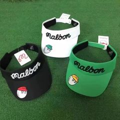 新品 Malbon マルボン サンバイザー ゴルフ キャップ 帽子 バイザー 男女兼用 サイズ調整可能