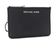 ■美品■ MICHAEL KORS マイケルコース レザー フラグメントケース コインケース カードケース レディース メンズ ブラック系 DG8279