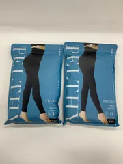 J676 K PELTHY reset leggings ペルシー リセット レギンス 【サイズ:LL】 【カラー:ブラック】 計2点セット