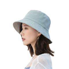 大きめ UVカット ツバ広 春夏 日除け 紫外線対策 バケットハット レディース リバーシブル 帽子 [FREESE]