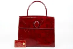 カルティエ　ハッピーバースデー カボション ハンドバッグ マストライン チャーム カルティエ ハッピーバースデー ハンドバッグ カボション