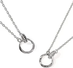 felicitations ペアネックレス カップル プレゼント ステンレス ジュエリー メンズ レディース BR-J066 MSB＆LSW( MSB＆LSW)