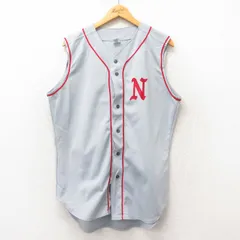 L/古着 ラッセル ノースリーブ ベースボール シャツ メンズ 00s N グレー 25jun09 中古 トップスのサムネイル