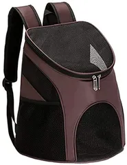 キッソス（ＫＩＳＳＯＳ） ペット用 キャリーバッグ リュック 猫 小型犬 折りたたみ 通気性 2WAY 便利 ブラウン／Sサイズ( ブラウン,  Sサイズ (x 1))