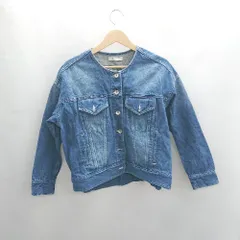 ◇ Θ URBAN RESEARCH ROSSO ロッソ 長袖 デニムジャケット サイズ36 ブルー レディース E  【1501160021250】のサムネイル