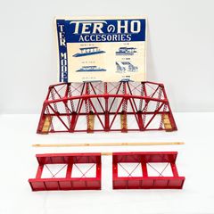 目立った傷や汚れなし】エンドウ TER 鉄橋 No.1 HOゲージ 鉄道