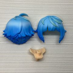 現状未使用品　ねんどろいど ウタ 髪パーツ　ヘアパーツ　バブル　ショートヘア　女の子　青髪　写真にあるもののみバラ売り不可