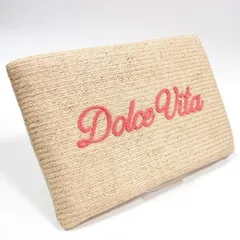 Dior／ドルチェヴィータ　ラタンベージュ　ストロークラッチボーチ　クラッチバック　ノベルティ　ディオール　DIOR  白