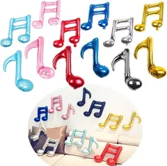 merrytime パーティー バルーン 音符 風船 結婚式 イベント 誕生日 バースデーバルーン 飾り 誕生日プレゼント 誕生飾り付け(バルーンのみ,  24枚セット)