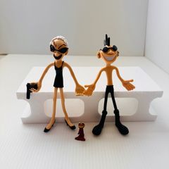 BENDABLE スティック&レッド　くねくね人形　ベレッタ　フィギュア2体　付属品あり