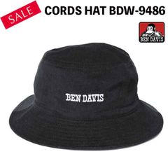 Dead Stock◾️新品/未使用◾️ CORDS HAT＜BLACK＞ BDW-9486 （BEN DAVIS ベンデイビス）帽子 コーディロイハットバケットハット男女兼用