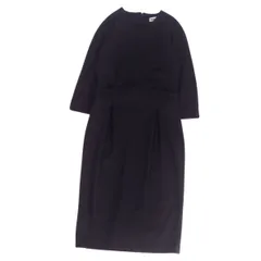 美品 ジルサンダー JIL SANDER ワンピース 七分袖 コットン ジャージ