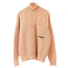 pas de calais パドカレ アルパカ混ウールガウンニット