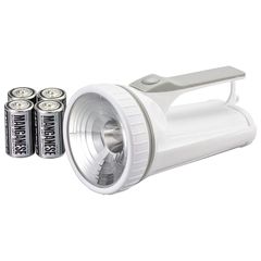 【新着商品】オーム電機 懐中電灯 LED 強力ライト 乾電池付き 広域を明るく照らす 照度7800ルクス LED強力ライト 3W 240ルーメン LPP-24B5 08-1504 OHM