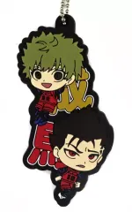 【中古】キーホルダー 馬狼照英＆成早朝日 ぎゅっきゃらラバーキーホルダー～二次選考～vol.1 「ブルーロック」