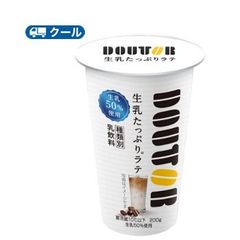 協同乳業　 ドトール生乳たっぷりラテ　200g×12本入　【クール便】　　〔メイトー　クール便　コーヒー　生乳　生クリーム　DOUTOR　ドトール　カフェラテ〕