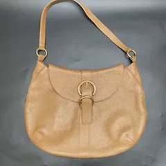 N250 FURLA フルラ レザーショルダーバッグ ワンショルダーバッグ 肩掛け レディース タッセル イタリア製 レザーバッグ キャメル