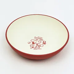 スヌーピー シェフシリーズ 抗菌ラウンドプレート(S) レッド 食器 SNOOPY