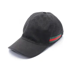 GUCCI グッチ GGキャンバス ウェブライン キャップ