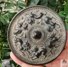 銅  細工  戦国銅鏡  龍鳳銅鏡  装飾品  工芸品  美術品  置物 銅 細工 戦国銅鏡 龍鳳銅鏡 装飾品 工芸品 美術品 置物 - メルカリ