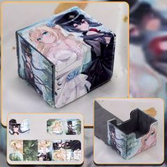 遊戯王 閃刀姫レイ 閃刀姫ロゼ レザーデッキケース デッキケース 閃刀姫 レイ ロゼ 花嫁 かわいい 遊戯王 レザー